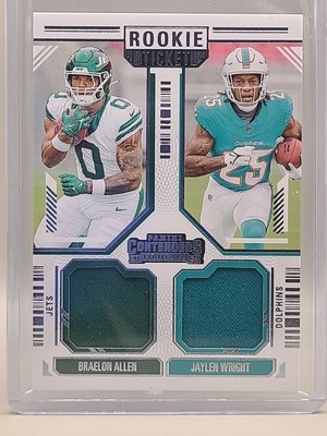 2024 Panini Contenders #DA-10 Braelon Allen Jaylen Wright Dual