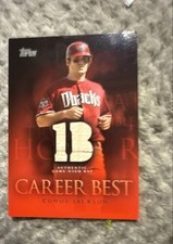 2009 Topps - Career Best Relics Conor Jackson #CBR-CJ Running; Series 1 (MEM)