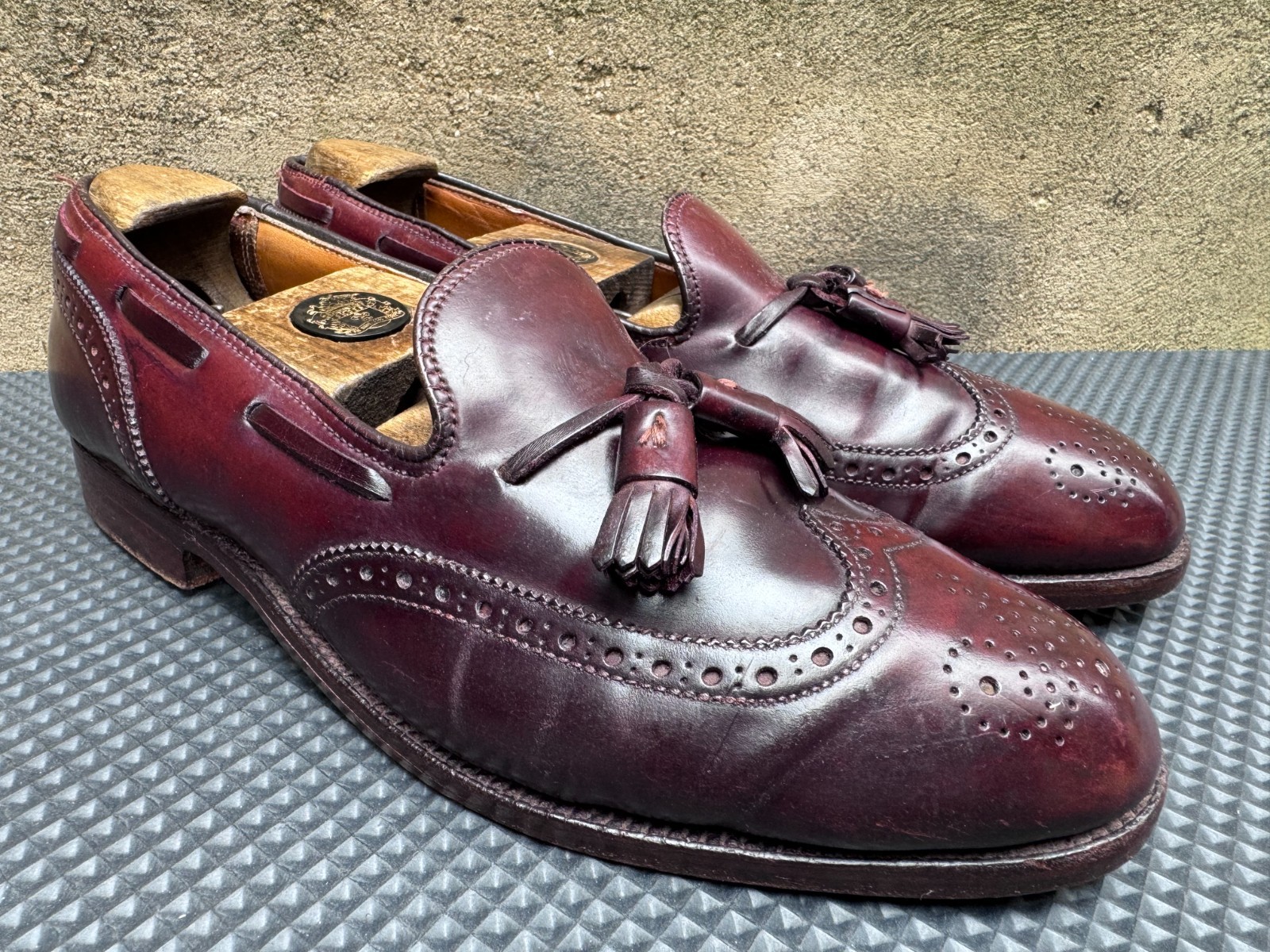 Alden 3870 Color 8 Shell Cordovan Tassel Loafer