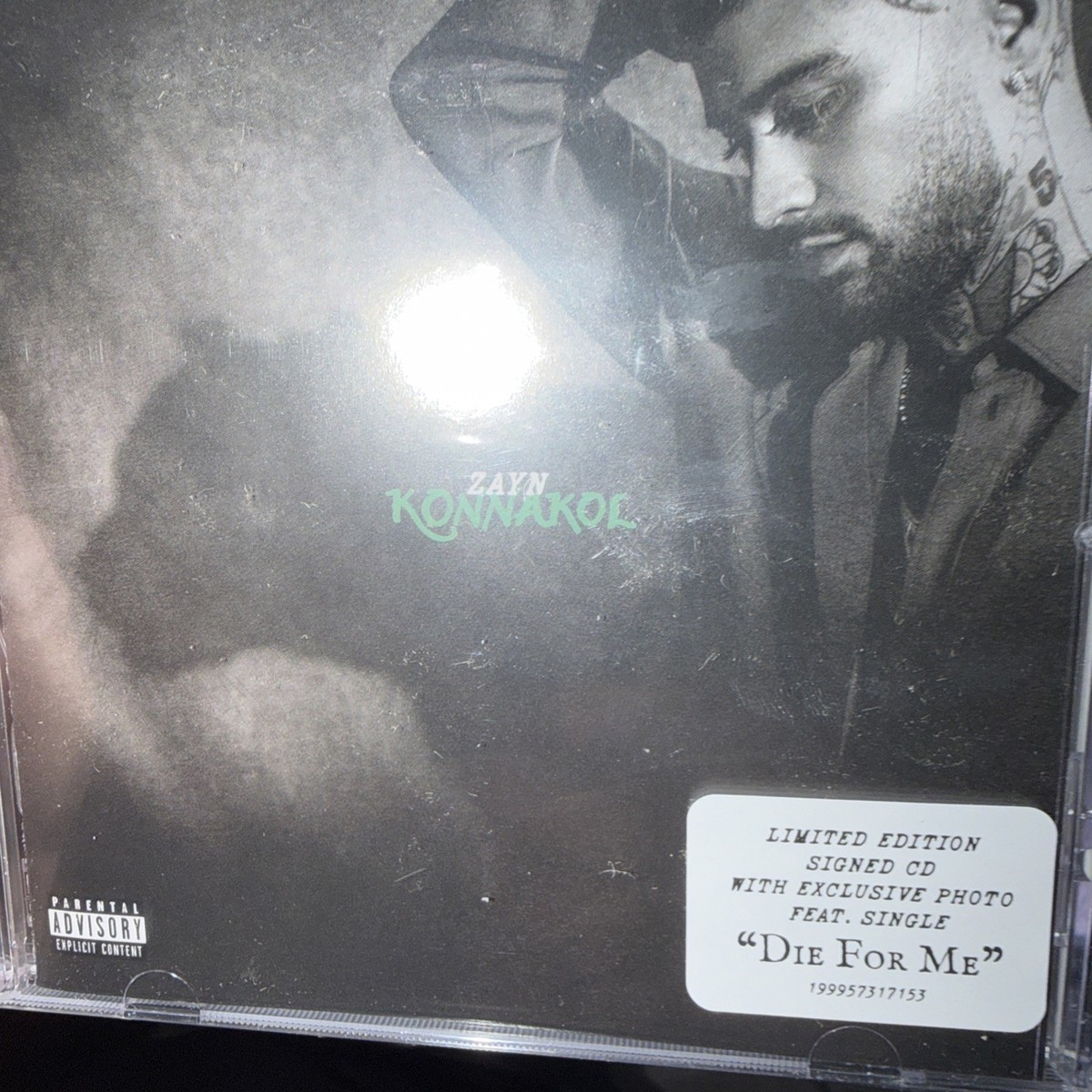 ZILQY サイン入りCD Zayn Malik 2026 Konnakol Signed CD in Hand - Autographed Edition