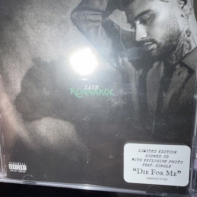 Zayn Malik 2026 Konnakol Signed CD in Hand - Autographed Edition