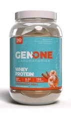 GenOne Whey Protein Powder Isolate, 25g Protein and 6.5g BCAAs per Serving, C...