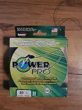 Power Pro Spectra Braid Fishing Line 80 lb Test, 300 Yards Moss Green GREAT GIFT