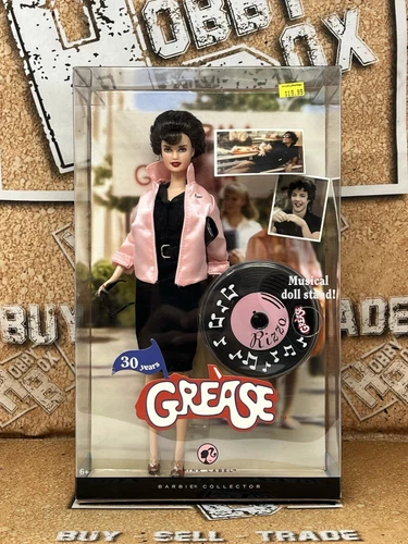 Barbie Pink Label Collection Grease 30Th anniversary Rizzo W/ Music Stand New