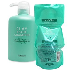 Moltobene Clay Esthe Shampoo EX 500ml Refill + Special Cartridge Set