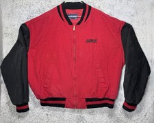 Vintage Case IH International Harvester Bomber Jacket Sz XXL USA Made Swingster