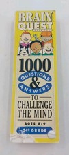 Vintage 1992 Brain Quest Ages 8-9 3rd Grade 1000 Questions  Answers Deck 2 