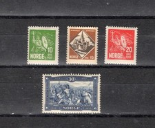 Norwegia 19 30 ** zestaw 155-158