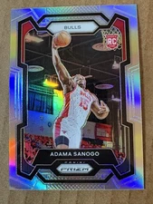 2023-24 Panini Prizm #286 Adama Sanogo Prizms Silver Rookie Chicago Bulls
