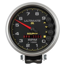 Autometer 6896 Ultimate Dl Playback Tachometer 0-9000 Rpm 5 Black