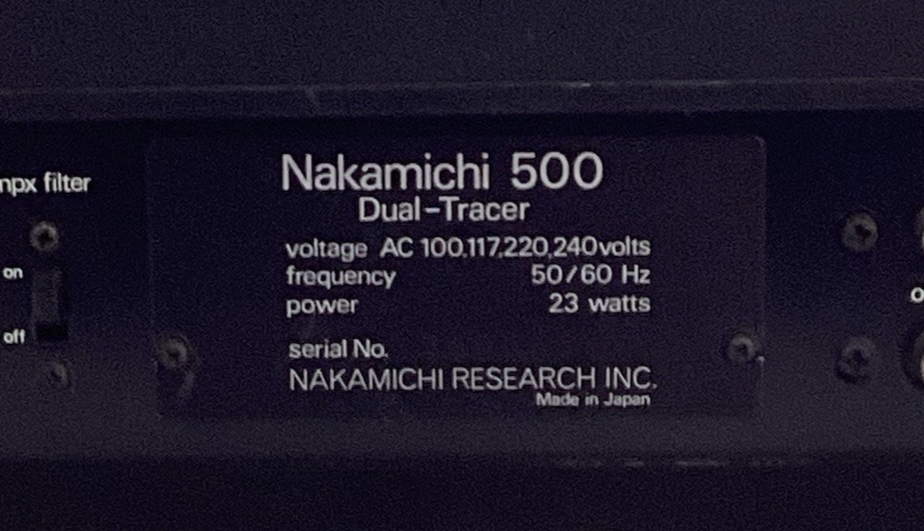 Nakamichi 500 Dual Tracer Vintage Cassette Deck Player | eBay
