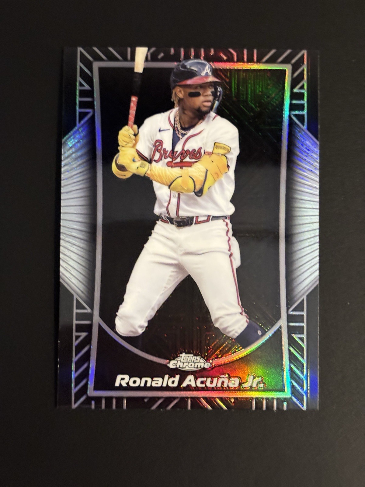2025 Topps Chrome Ronald Acuna Jr. Shadow Etch #SE-3 Braves 🔥
