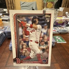 Topps 2025 Update Series Marcelo Mayer #US105 Rookie Oversized Red Sox