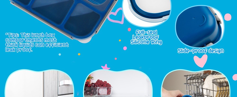 Mix Bento Box Adult, Lunch Box Kids, Lunch Containers for