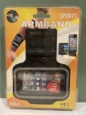 Black Armband Case Sports Gym Running Arm Band Phone Holder For iPhone 5