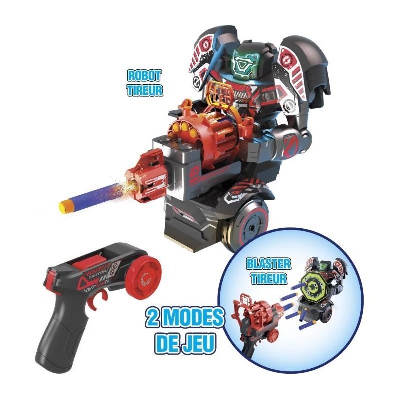 Robot radiocommandé YCOO RAPIDFIRE de 19 cm avec 15 actions programmables