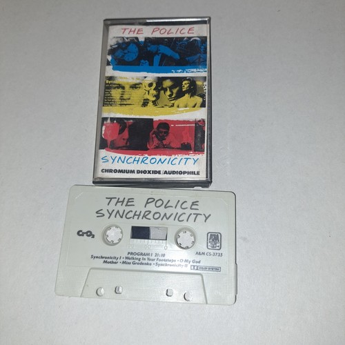 THE POLICE cassette tapes A&M lot 4 REGATTA, OUTLANDOS, Synchronicity, Zenyatta - Imagen 4 de 5