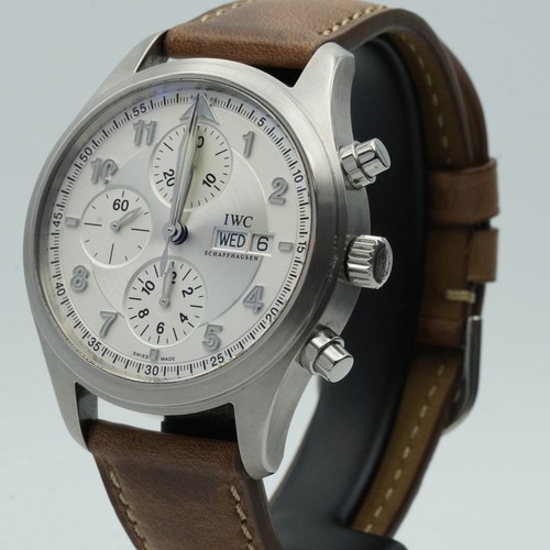 IWC FLIEGERCHRONO SPITFIRE AUTOMATIK HERREN UHR 42MM IW371705 STAHL TOP IWC073 - Bild 4 von 10