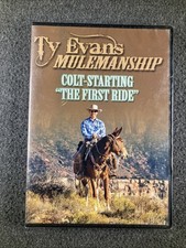 Ty Evans Mulemanship DVD Colt-Starting The First Ride SEALED NEW mule mules