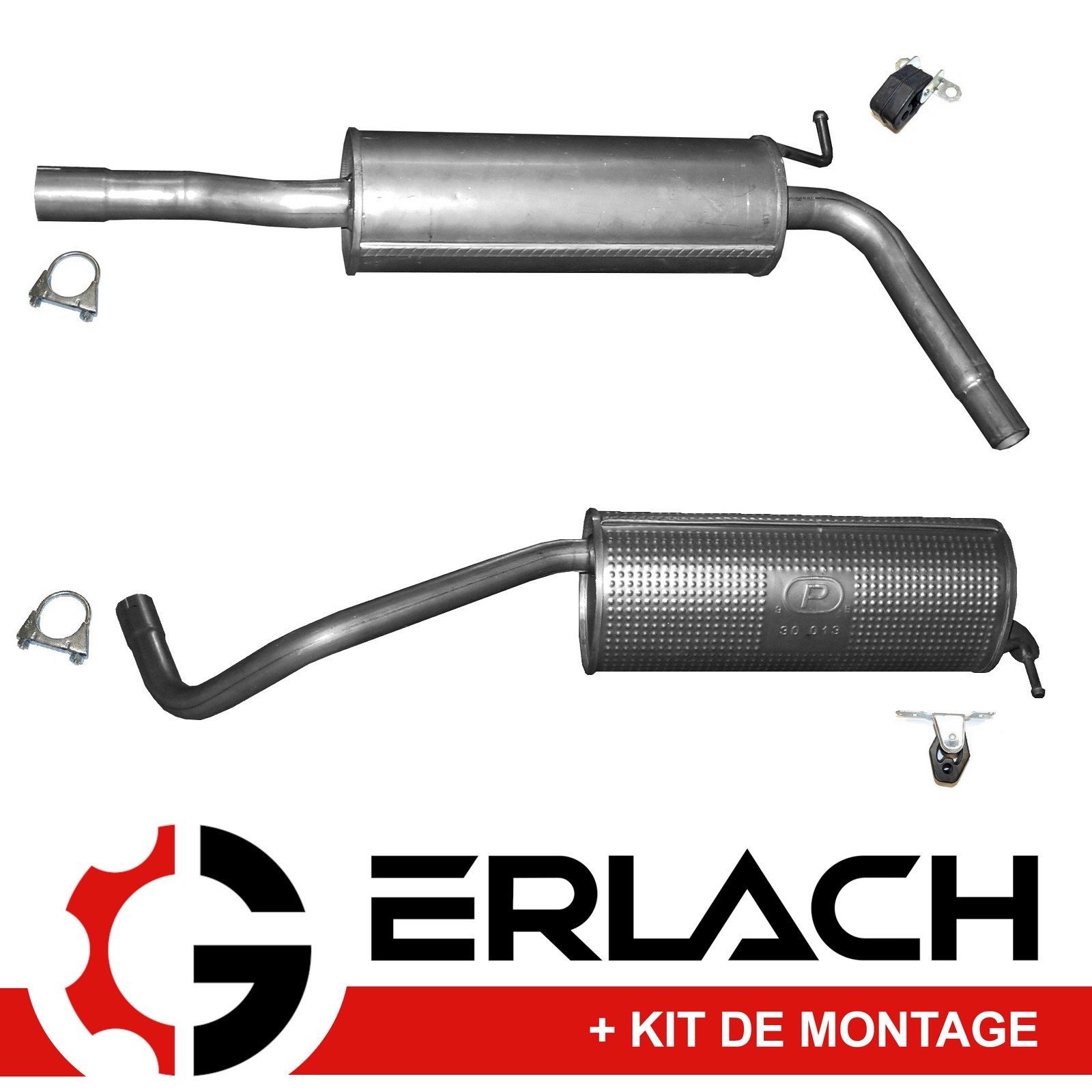 Silencieux d'échappement pour Seat Ibiza IV et Polo 1.0 - Pièce auto 9221