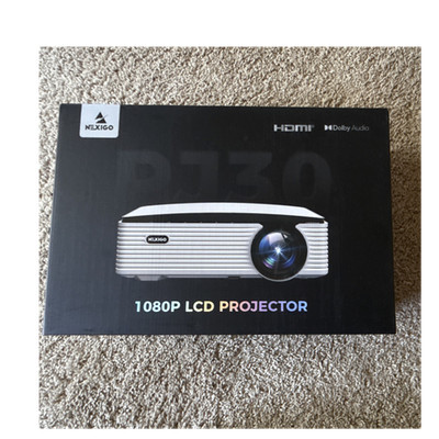 NexiGo PJ30 1080p FHD LCD Projector HDMI USB RCA 3.5mm Built-In Speaker
