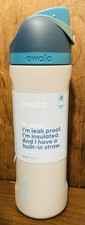 OWALA 24oz FreeSip Stainless Steel Water Bottle Insulated Tumbler Gray Whale NEW