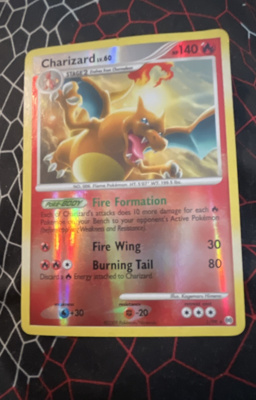 Charizard 1/99 Arceus Reverse Holo