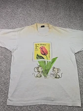 Screen Stars Shirt Adult Extra Large White Graphic Print T Shirt US Postal Print