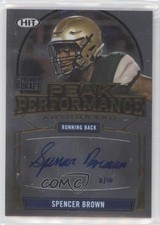 2021 Sage Premier Draft Peak Performance Gold /10 Spencer Brown Auto 0ub8