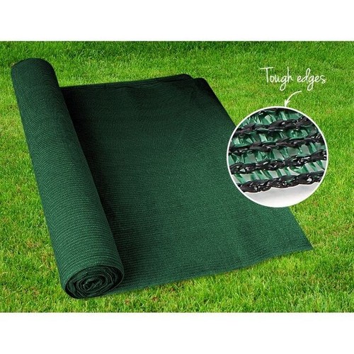 50% Shade Cloth 3.66x10m - Heavy Duty Garden Mesh Roll, Green - Picture 6 of 9