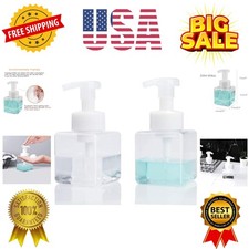 Foaming Soap Dispenser, 250ml 9oz Refillable Pump Bottle for Liquid Soap, Sha...