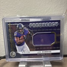 2020 ELEMENTS FREQUENCY /199 JERSEY RELIC JK DOBBINS RAVENS