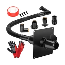 2025 Upgrade Generator Exhaust Extension Silencer Kit with Three Universal Ad...