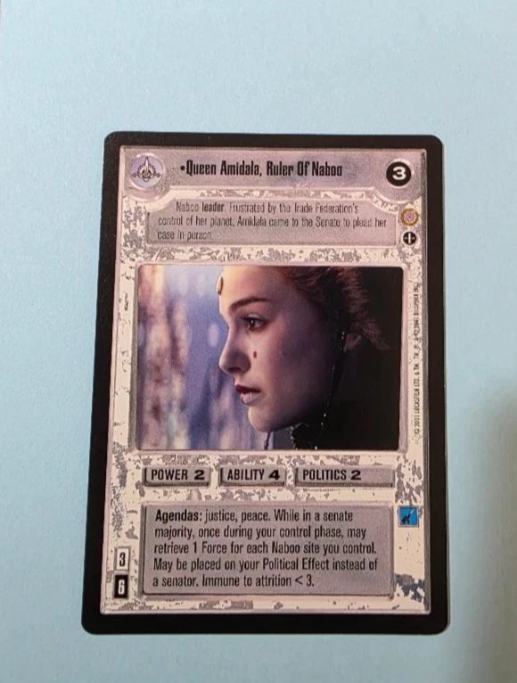 25+ Star Wars CCG Rare Individual Collectible Card Game Cards for