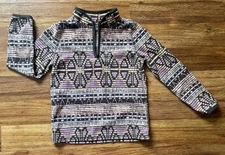 Oshkosh B’gosh Girls Half Zip Fleece Pullover Cozy Sweater Size 8