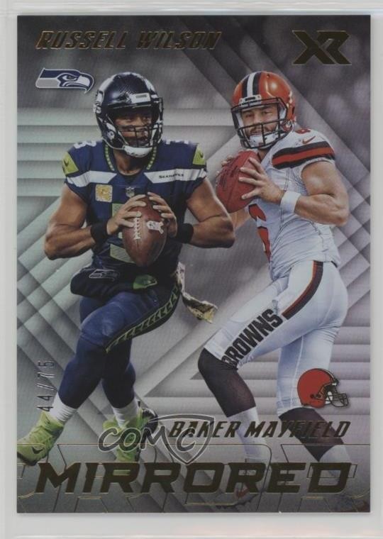 2018 Panini XR Mirrored /75 Russell Wilson Baker Mayfield #M-1 Rookie RC 1l5j