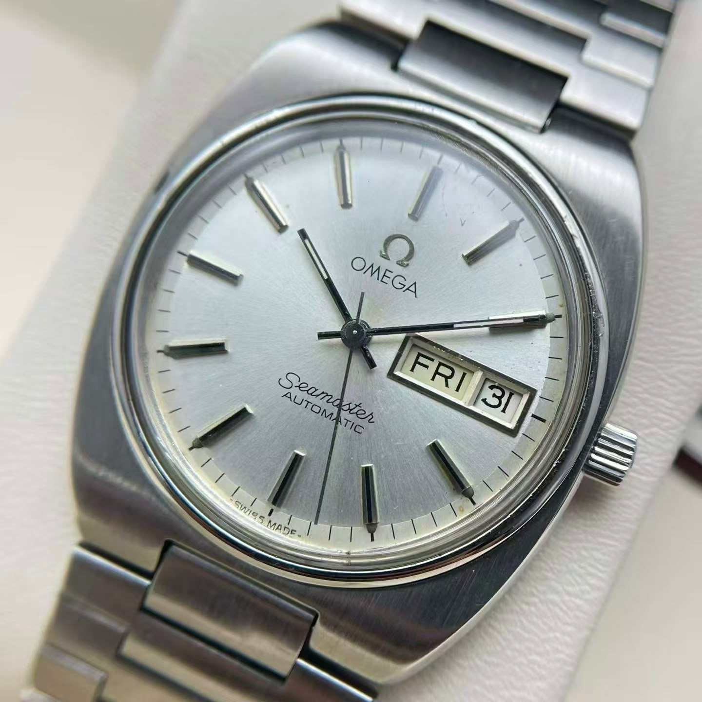 OMEGA Seamaster day/date s/steel bracelet