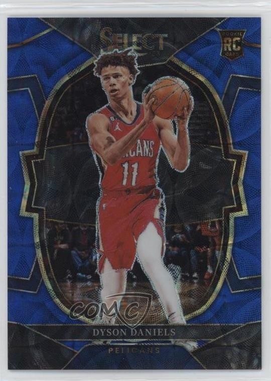 2022-23 Panini Select Concourse Blue Scope Prizm 122/249 Dyson Daniels #67 11qd