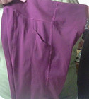 Lululemon Leggings Maroon Sz 25 Adjustable Waist Activewear Yoga EUC Athleisure — photo 4