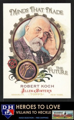 2011 Topps Allen & Ginter Minds that Made the Future Robert Koch #MMF32