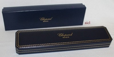 AUTHENTIC VINTAGE CHOPARD LEATHER BRACELET or WATCH BOX SET 9¾inch FREE SHIPPING