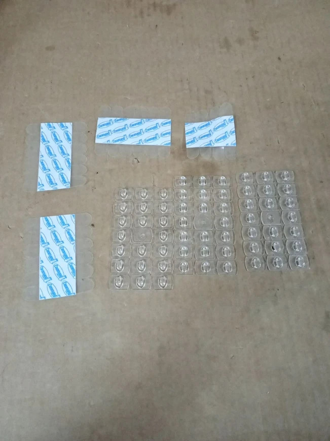 Command Clear Decorating Clips Value Pack Transparent Small Adhesive Strip New