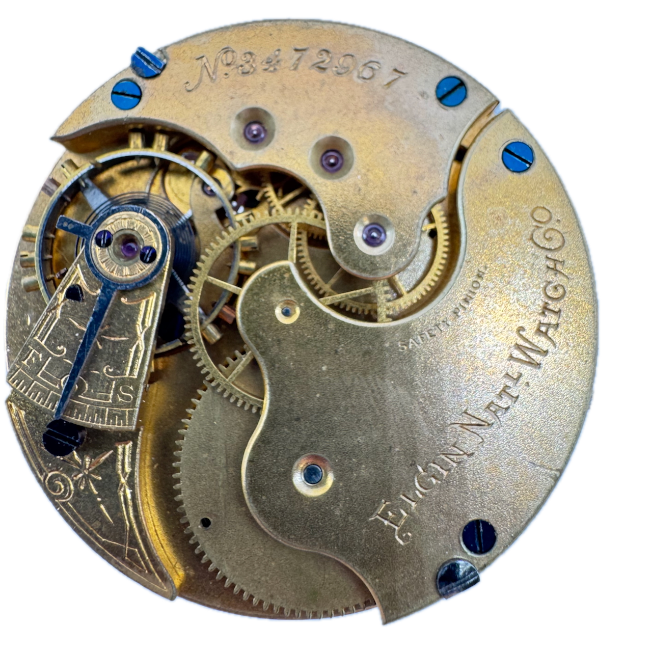 Antique 1889 Elgin 11 Jewel 16s Hunter Case Mechanical Pocket Watch Movement 92 USA