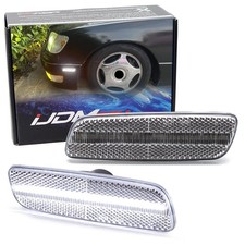 Clear Lens White Full Led Side Markers For 1998-05 Lexus Gs300 Is300 Ls400 Etc