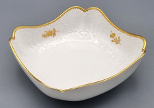 Meissen Porzellan Schale Sch&uuml;ssel 1. Wahl B 19 cm Neumarseille Goldzweige Blumen