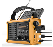 Radio Port til para Emergencias con NOAA, Bater a 12000mAh y USB