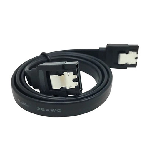 Hard Disk Drive Signal Cable Black Straight High Speed 40CM Sata3.0 Solid - Afbeelding 6 van 7