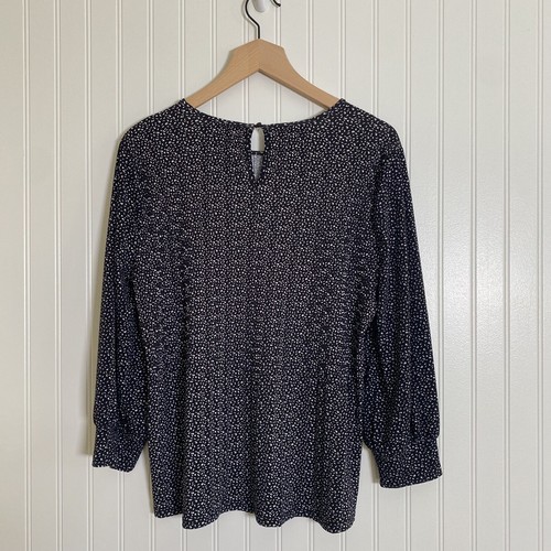 Adrianna Papell Womens Top Size M Long Sleeve Career Office Lightweight Artsy - Picture 7 of 11