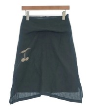 mina Perhonen Women's Knee Length Skirt Navy Blue Used