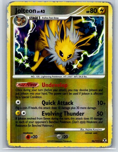 Jolteon 26/111 Rising Rivals Reverse Holo HP